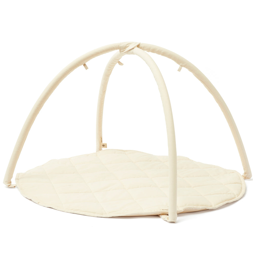 Kids Concept - Babygym Textil Naturvit