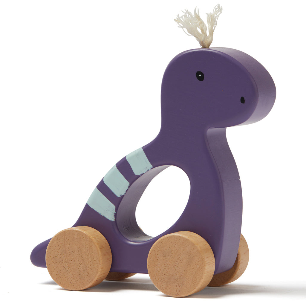 Kids Concept - Dino på hjul lila NEO