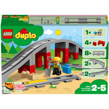 Ladda upp bild till gallerivisning, LEGO - DUPLO Town Tågbro och spår
