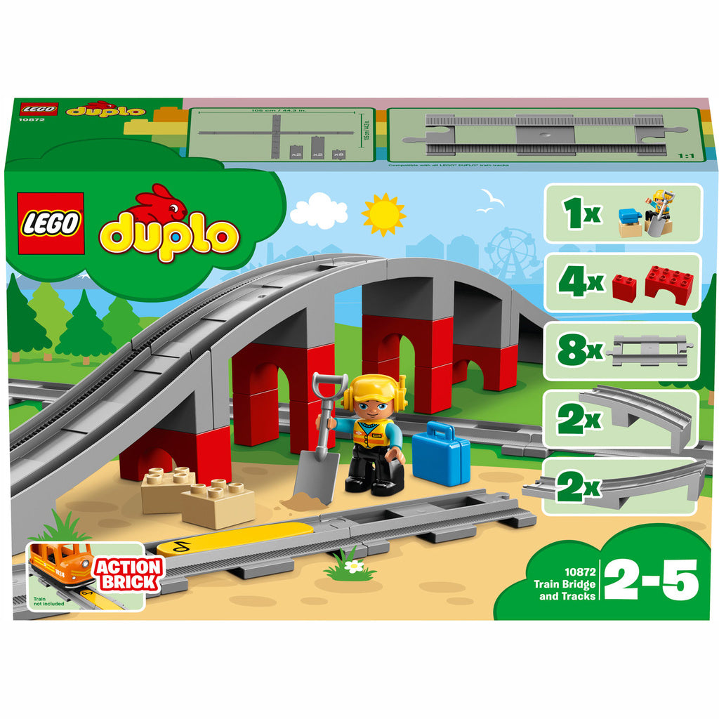 LEGO - DUPLO Town Tågbro och spår