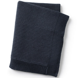 Elodie Details - Wool Knitted Blanket Juniper Blue