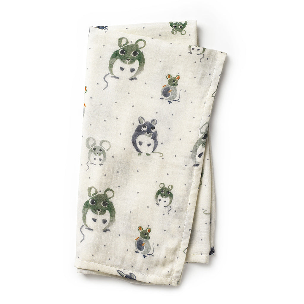 Elodie Details - Bamboo Muslin Blanket Forest Mouse