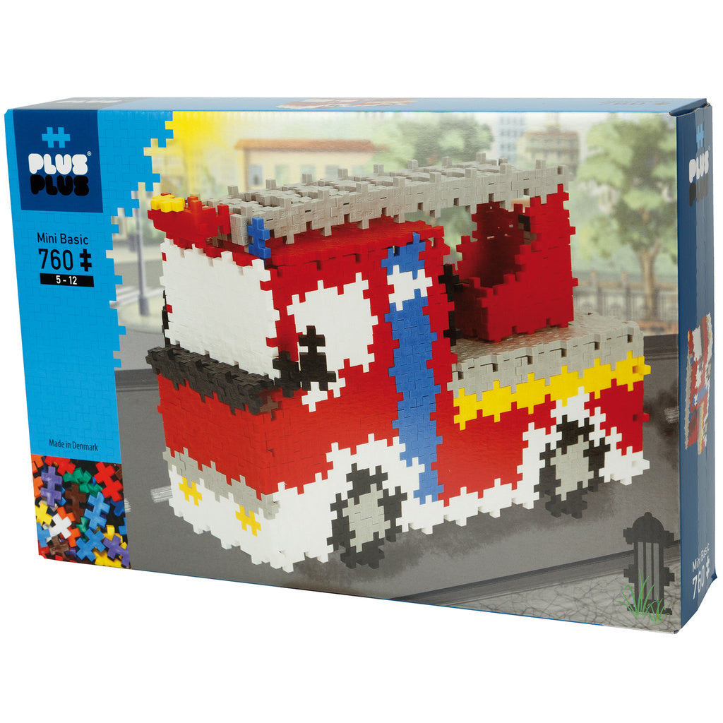 PLUS-PLUS - Basic Fire Truck / 760 pcs