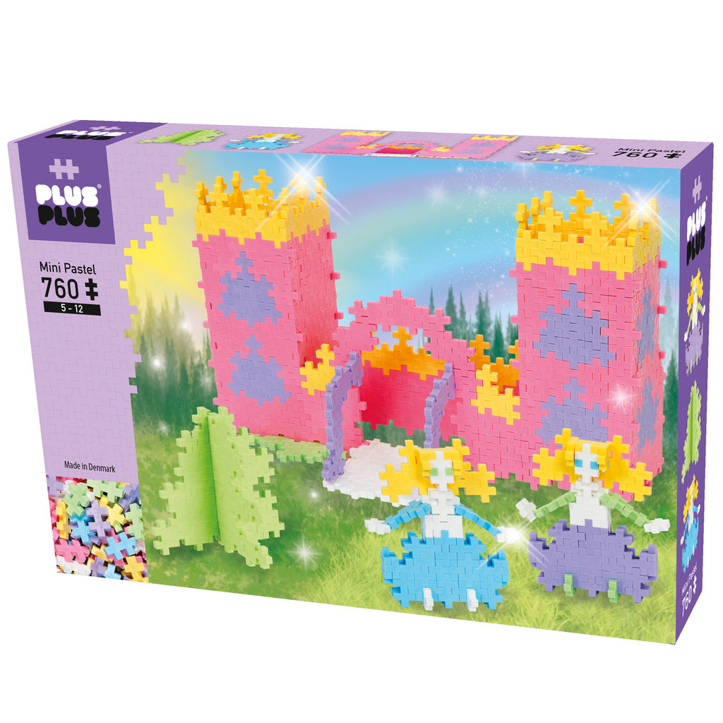 PLUS-PLUS - Pastel Castle & Princess / 760 pcs