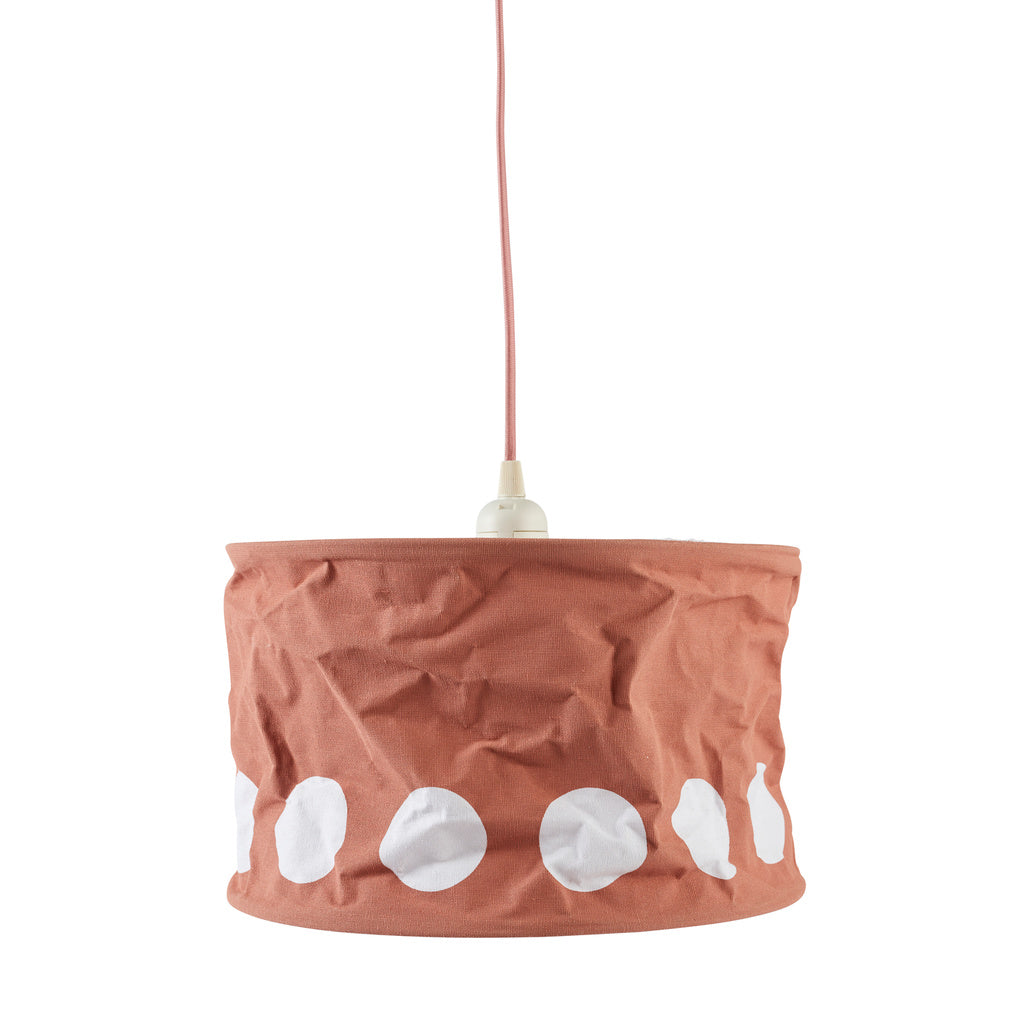 Kids Concept - Lampskärm Dot mörk aprikos