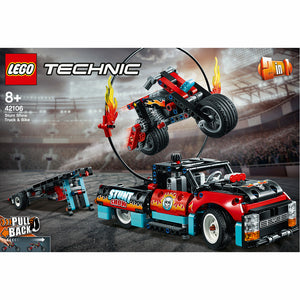 LEGO - Technic Stuntuppvisningsbil & motorcykel