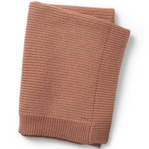 Elodie Details - Wool Knitted Blanket Faded Rose