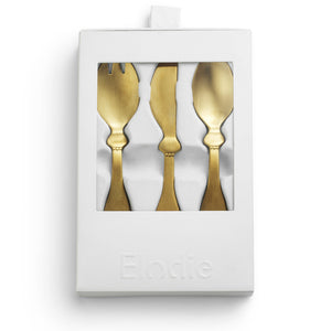 Elodie Details - Children's Cutlery set Matt gold/Brass