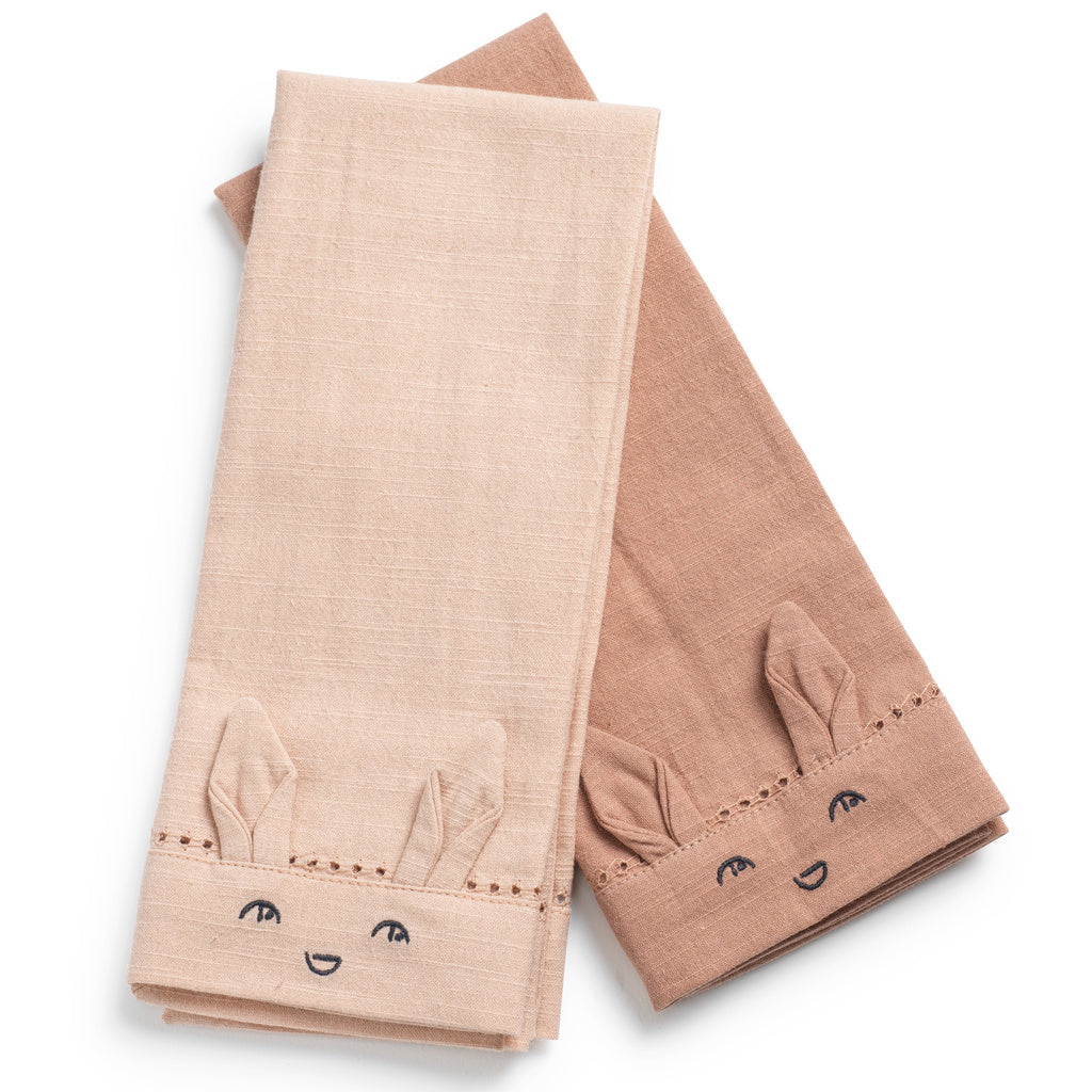 Elodie Details - Baby Napkins 2pcs Faded Rose/Powder Pink