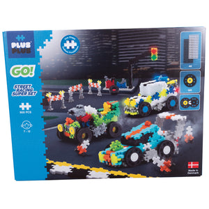 PLUS-PLUS - Go! Street racing super set