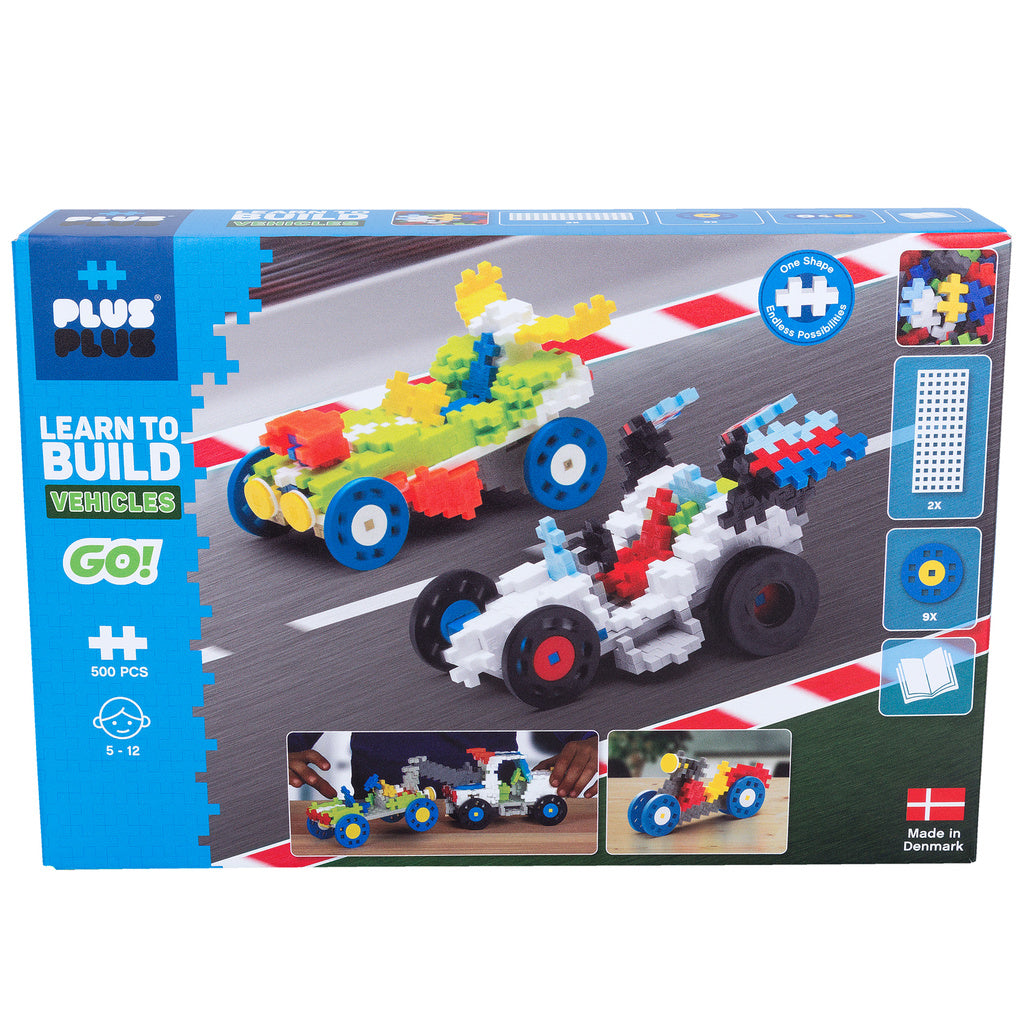 PLUS-PLUS - Learn to Build Go! Vehicles