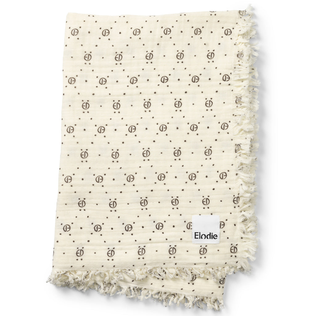 Elodie Details - Soft Cotton Blanket Monogram