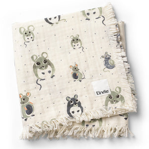 Elodie Details - Soft Cotton blanket Forest mouse