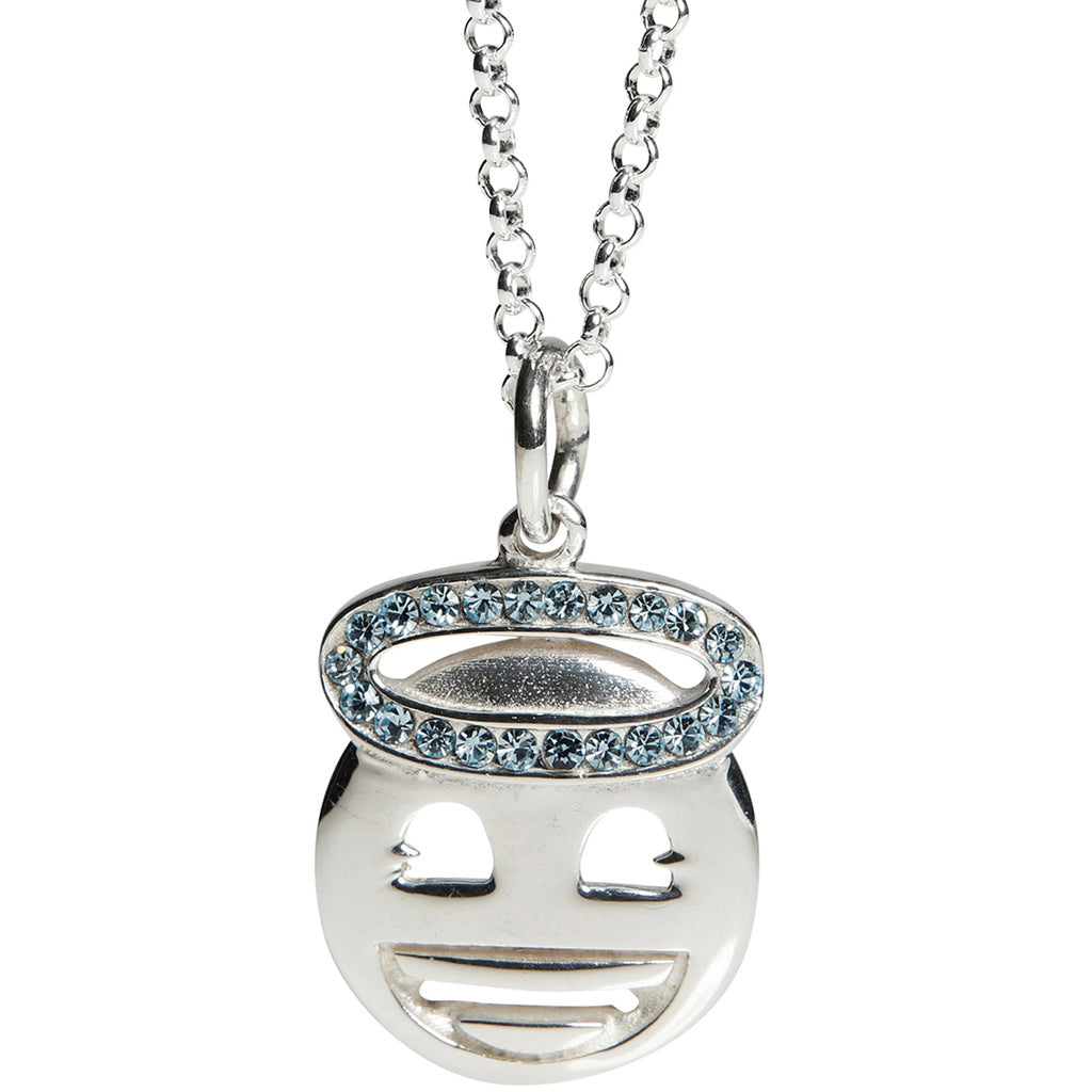 Kalas - Silverhalsband Emoji Halo