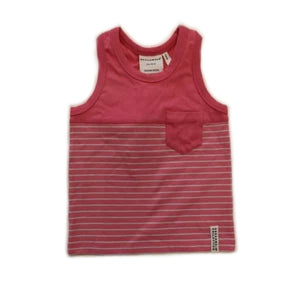 Geggamoja - Linen Striped Cerise