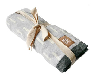 NG Baby - Cotton Blanket Gray Line