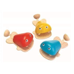 PlanToys - Fish Chestnut Yellow