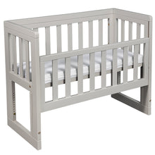 Last inn bildet i Galleri-visningsprogrammet, Troll - Bedside Crib Oslo Soft Grey
