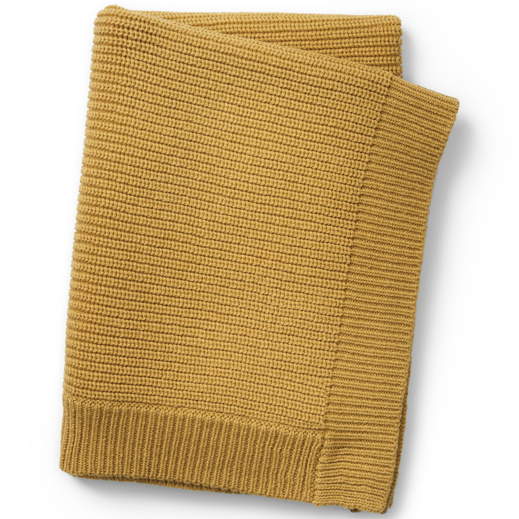 Elodie Details - Wool Knitted Blanket Gold