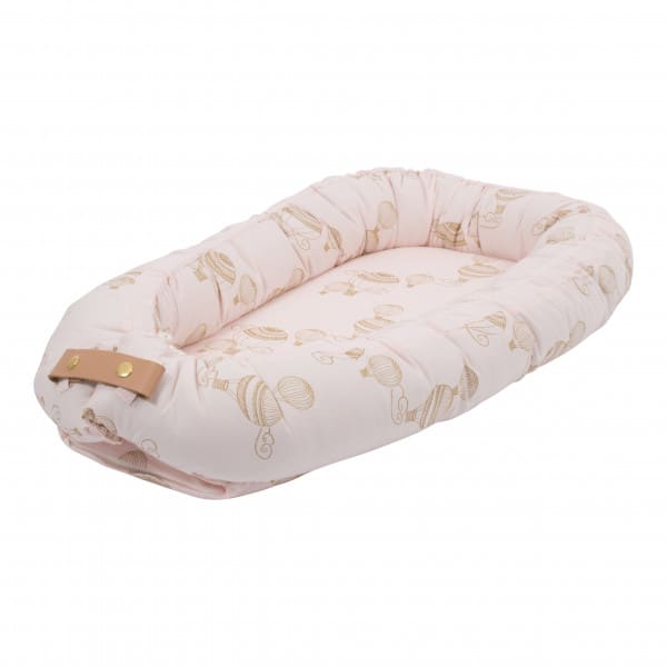 Filibabba - Babynest Luftballong Light Rose