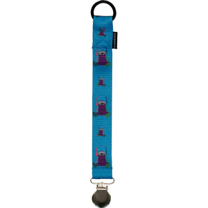 Geggamoja - Pacifier holder Doddi Blue